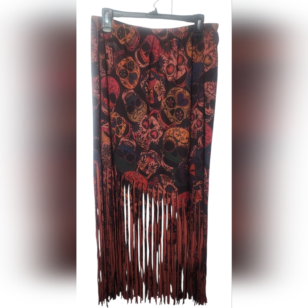 Fringe Skull Skirt